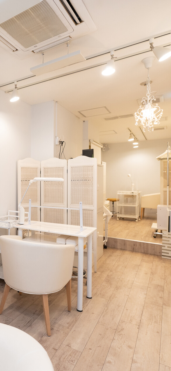 ネイル空間店内